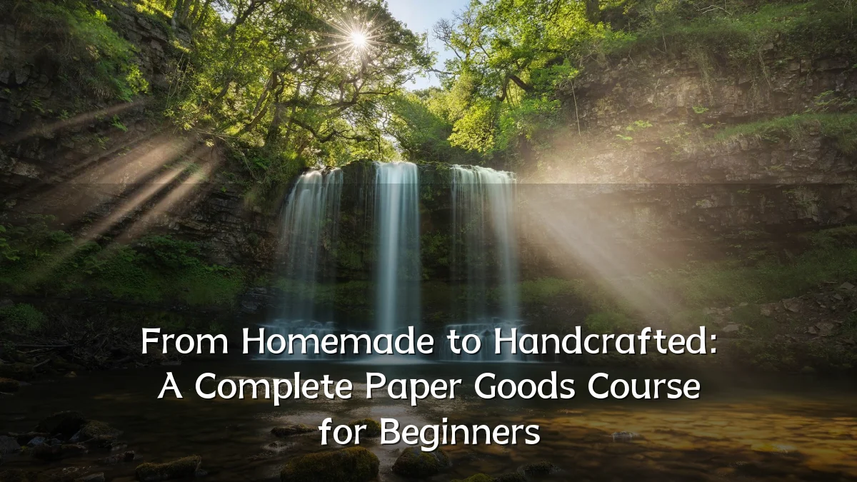 From Homemade to Handcrafted: A Complete Paper Goods Course for Beginners