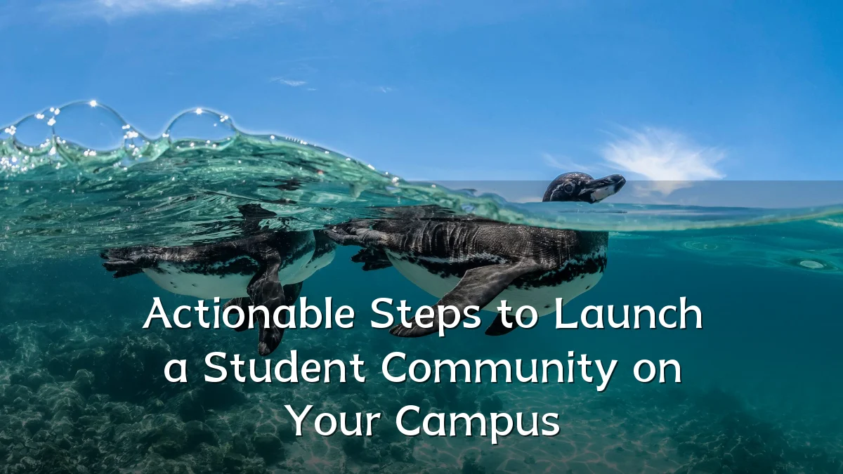 Actionable Steps to Launch a Student Community on Your Campus
