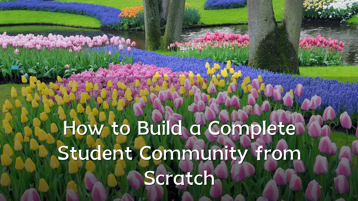 How to Build a Complete Student Community from Scratch