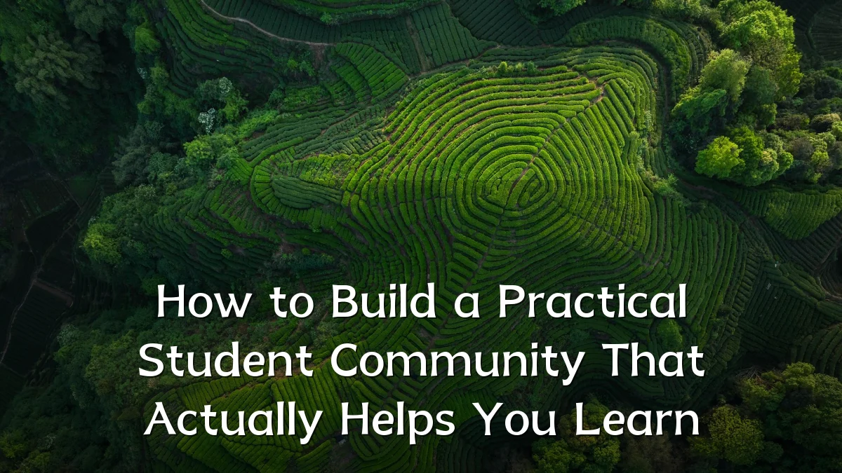 How to Build a Practical Student Community That Actually Helps You Learn