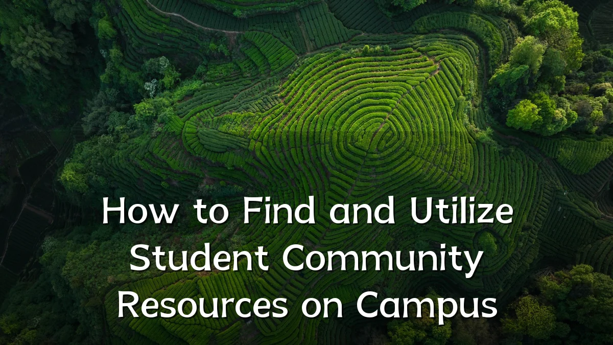 How to Find and Utilize Student Community Resources on Campus