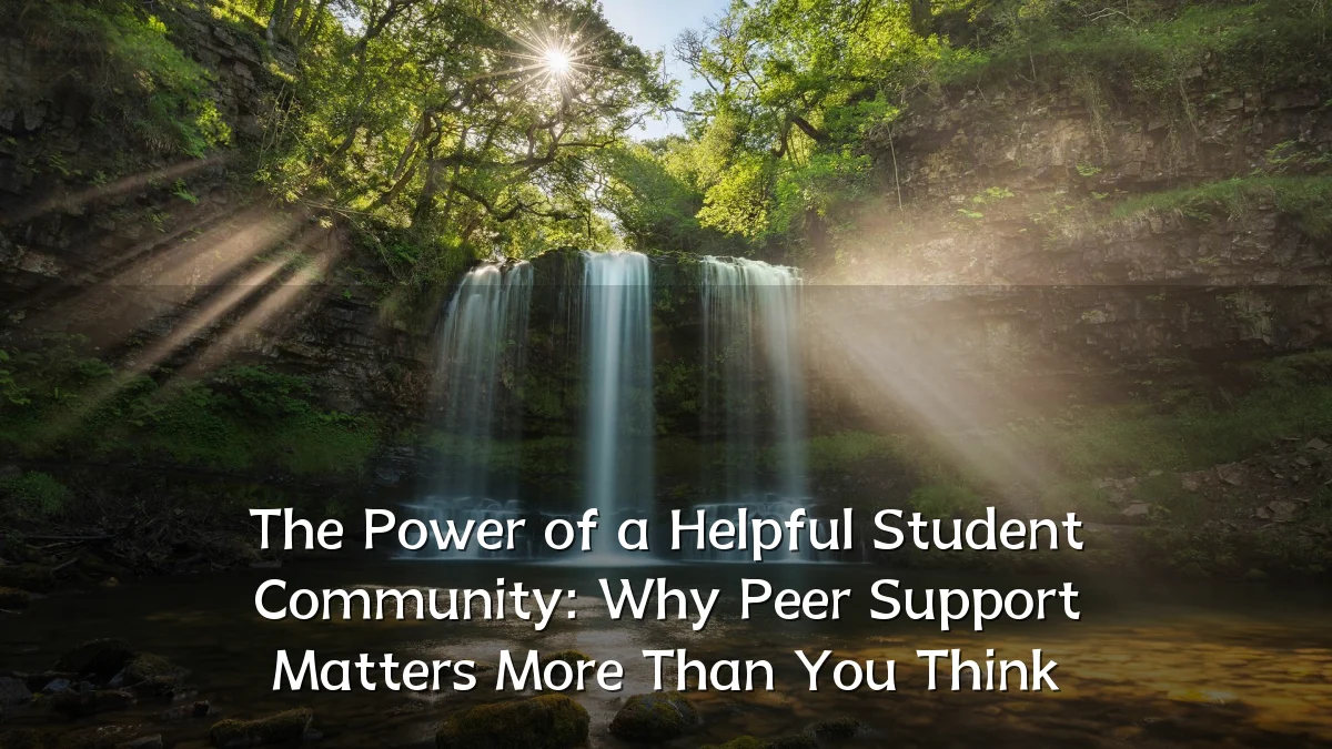 The Power of a Helpful Student Community: Why Peer Support Matters More Than You Think