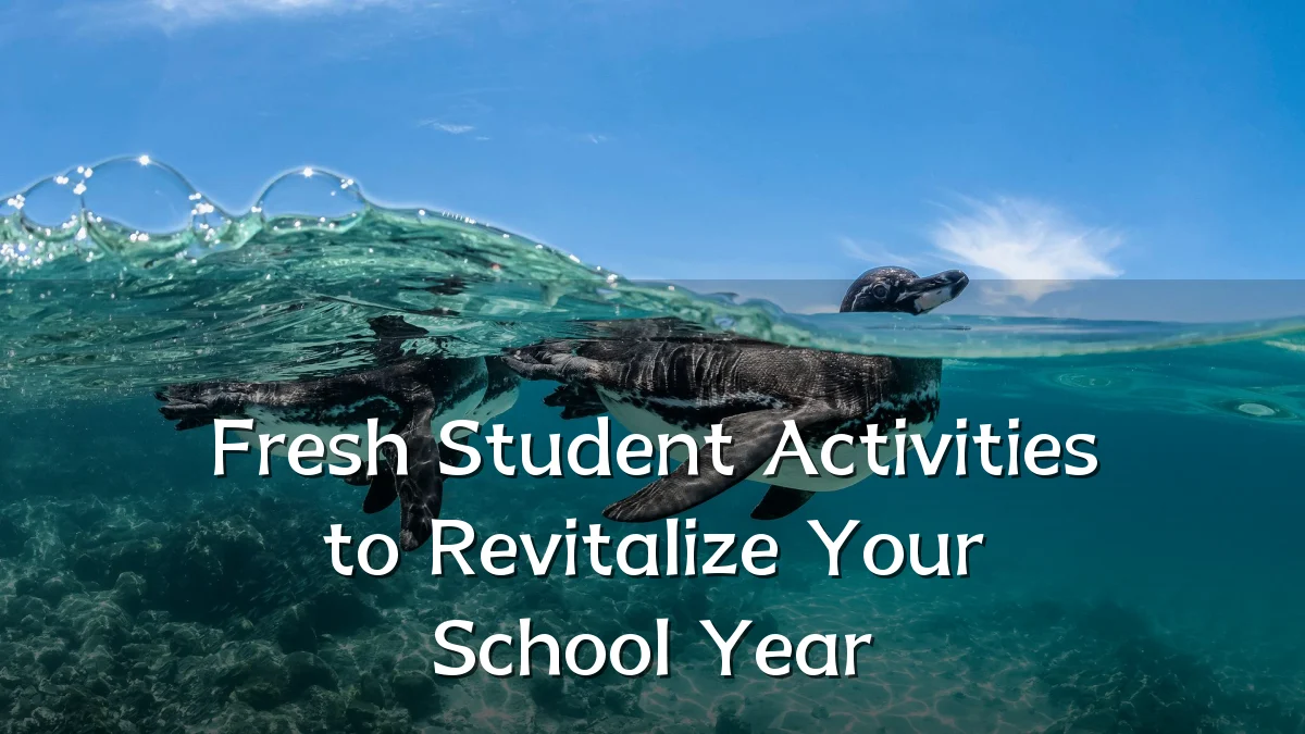 Fresh Student Activities to Revitalize Your School Year