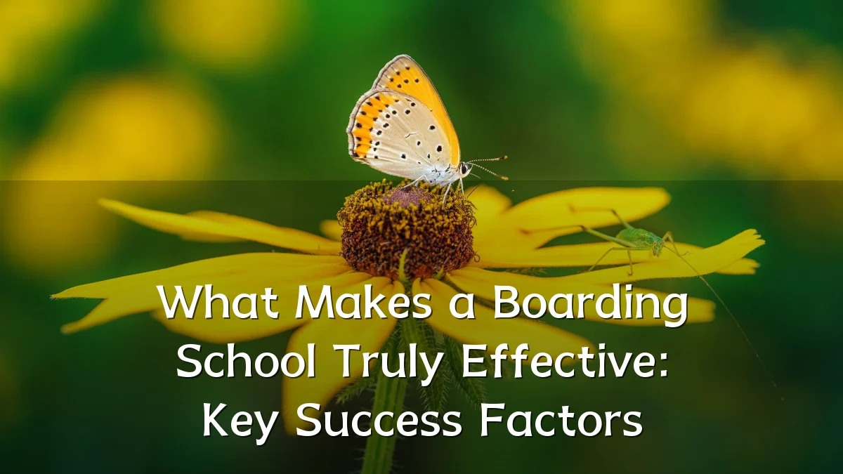 What Makes a Boarding School Truly Effective: Key Success Factors